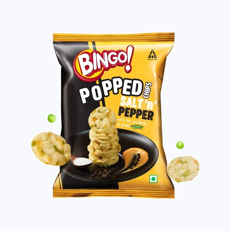 Bingo Popped Salt n Pepper Potato Chips