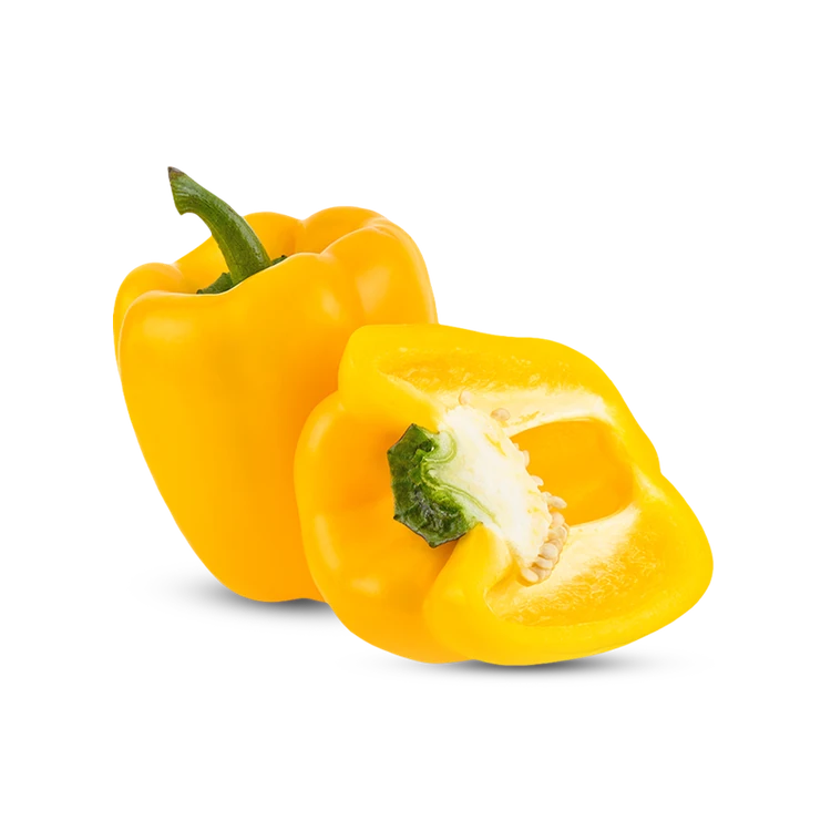 Yellow Bell Pepper - Hydroponically Grown (Haladi Dappa Menasina Kaayi)
