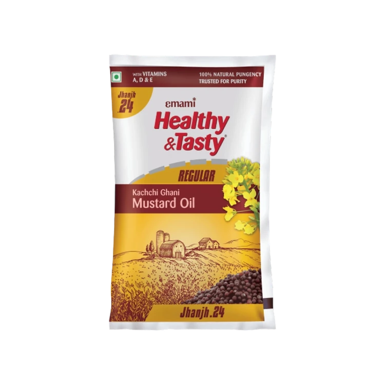 Emami Healthy & Tasty Kachchi Ghani Mustard Oil (Sasive Enne)