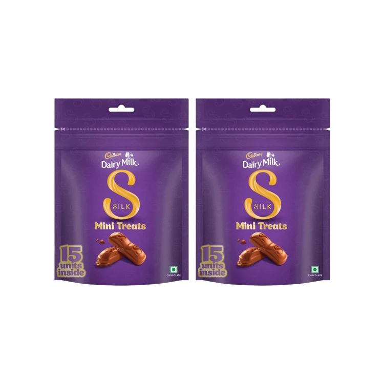 Cadbury Dairy Milk Silk Mini Treats Chocolate Pack - Pack of 2