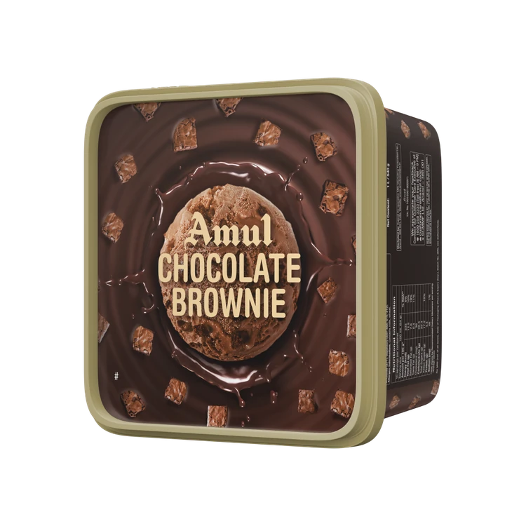 Amul Chocolate Brownie Ice Cream Tub