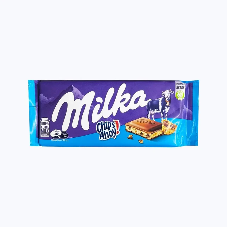 Milka Chips Ahoy Chocolate Bar