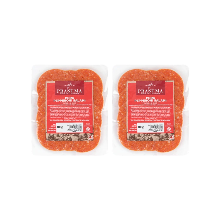 Prasuma Pork Pepperoni Salami - Pack of 2