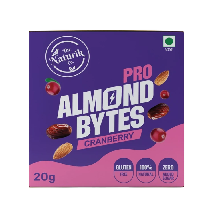 THE NATURIK CO Almond Bites (Cranberry)