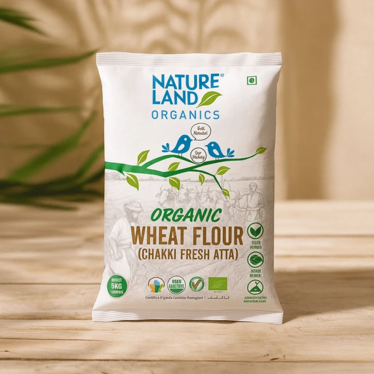 Natureland Whole Wheat Organic Atta