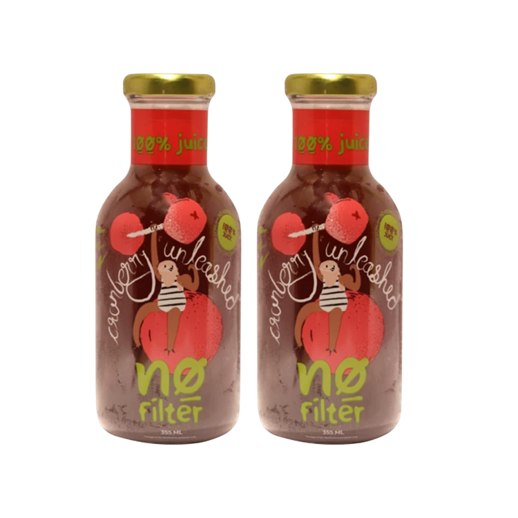 No Filter 100% Cranberry Juice - Pack of 2