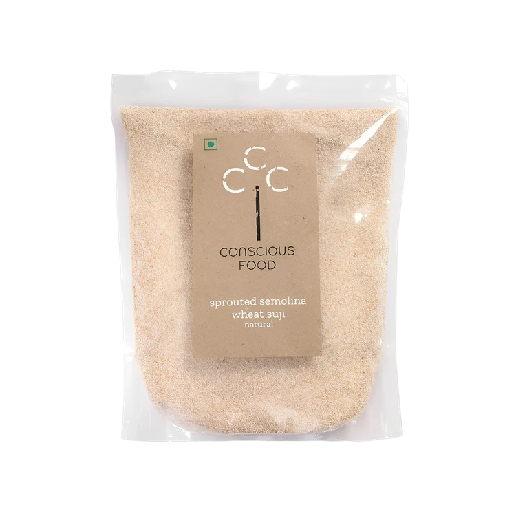 Conscious Food Sprouted Wheat Sooji/Rava