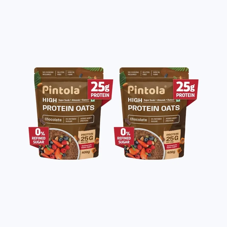 Pintola High Protein Oats (Dark Chocolate) - Pack of 2