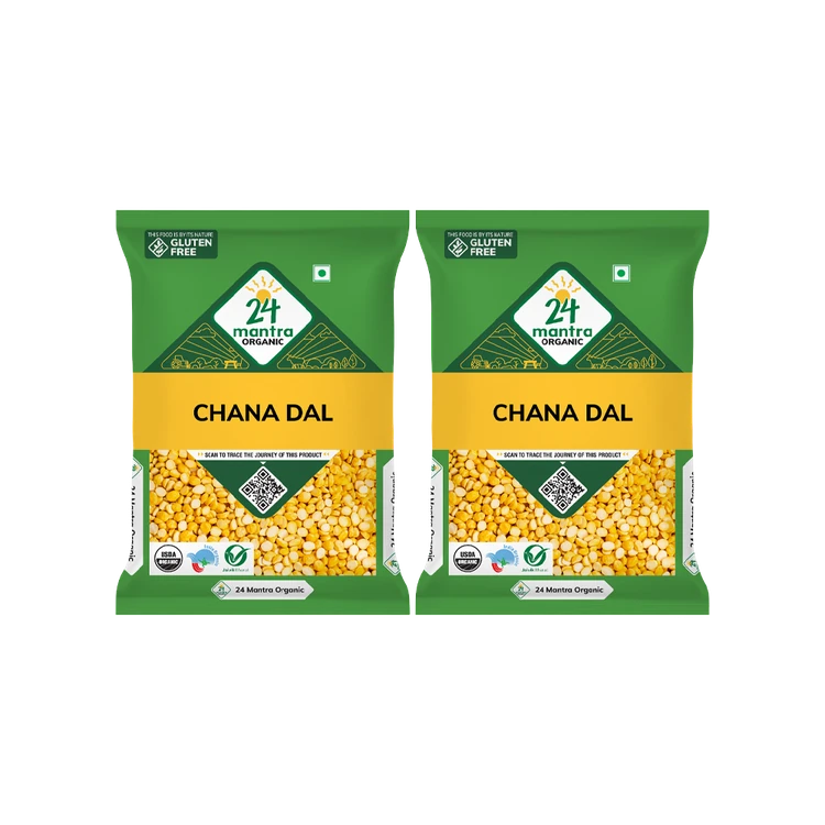 24 Mantra Organic Chana Dal - Pack of 2