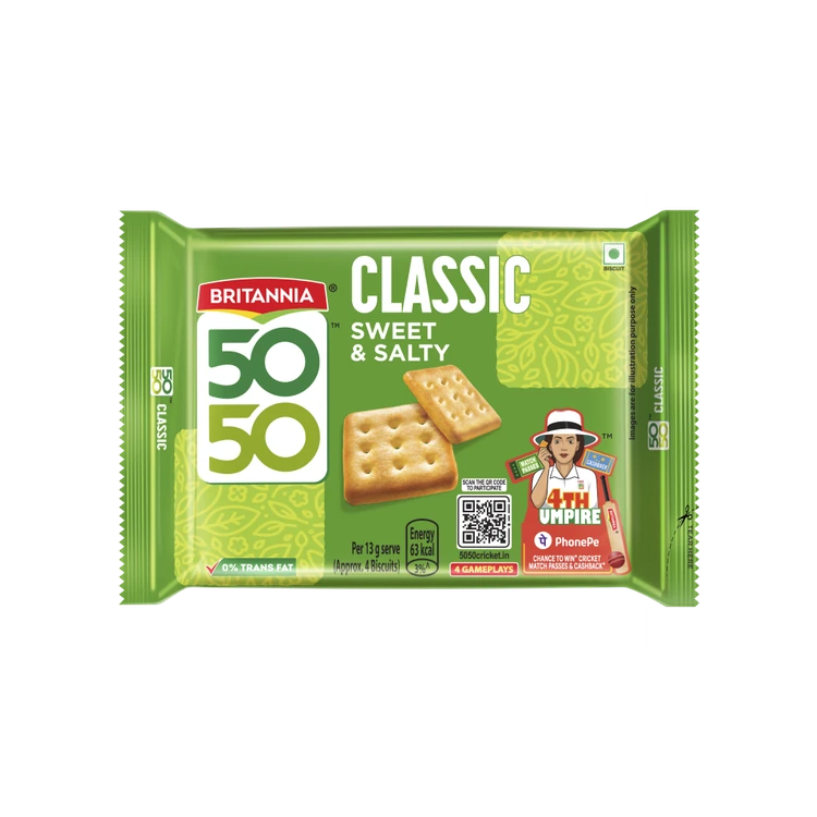 Britannia 50-50 Sweet & Salty Biscuit