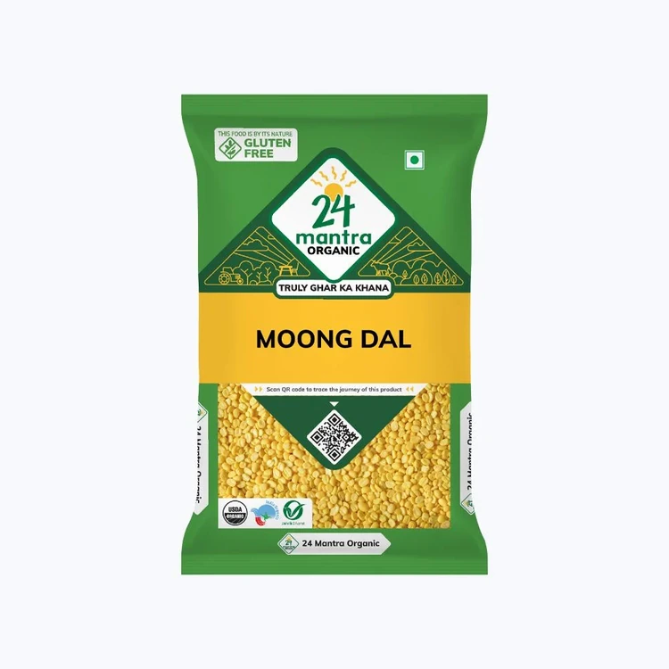 24 Mantra Organic Moong Dal (Dhuli)