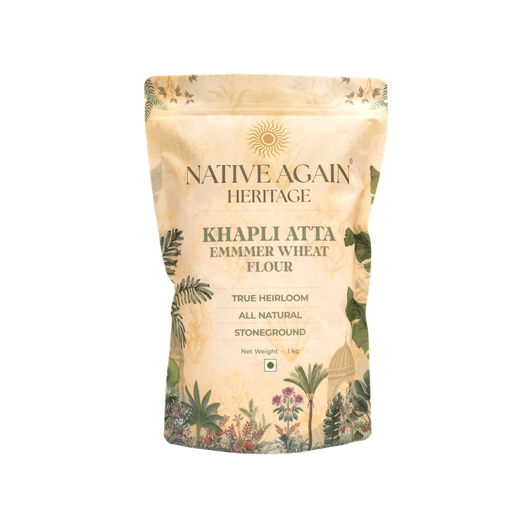 Native Again Heritage Khapli Wheat Atta
