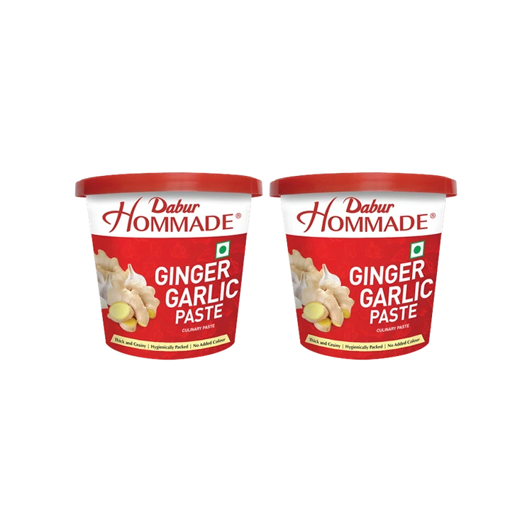 Hommade Ginger Garlic Paste - Pack of 2