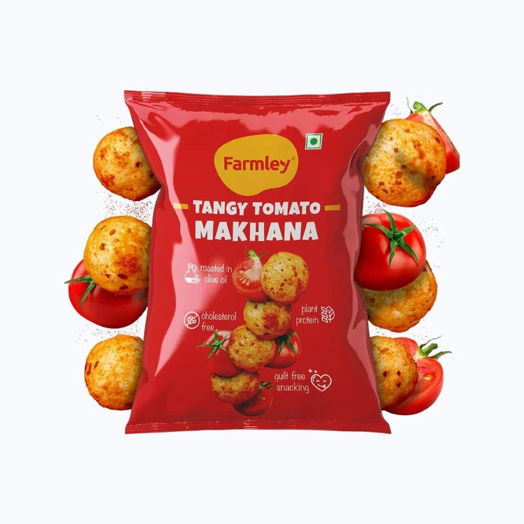 Farmley Tangy Tomato Flavoured Makhana Roasted In Olive Oil