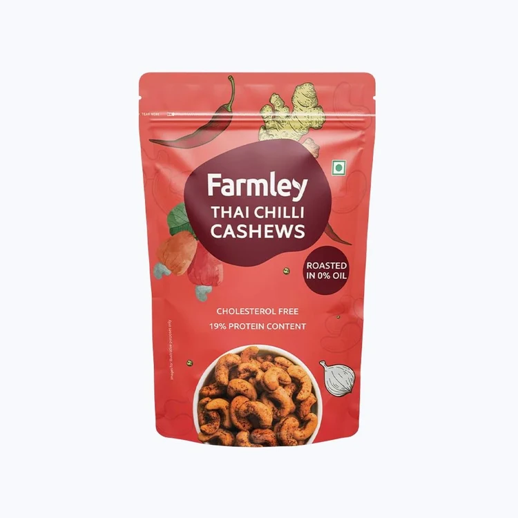 Farmley Thai Chilli Flavoured Cashew Roasted (Flavoured Godambi)