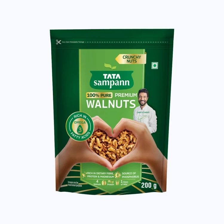 Tata Sampann 100% Pure Premium Walnuts (Akrotu)