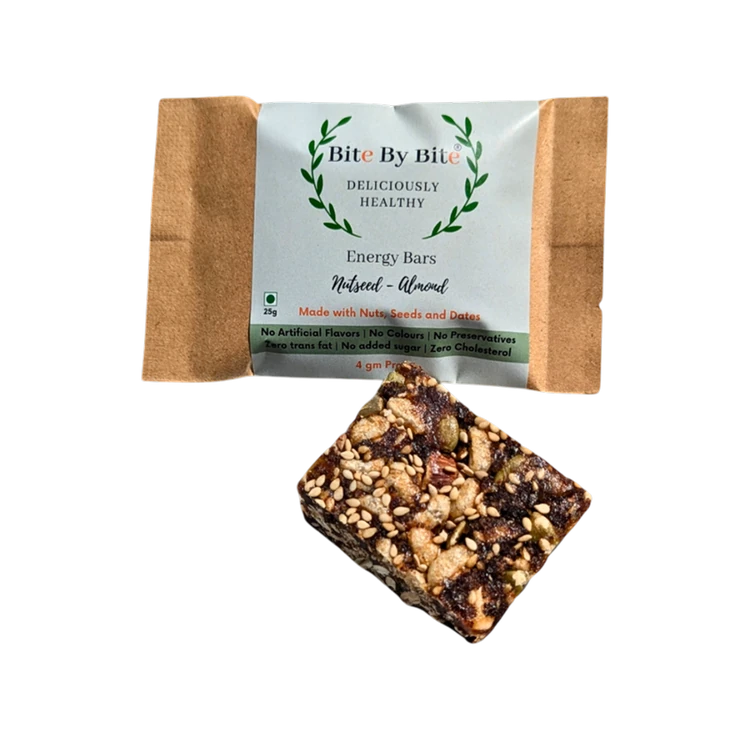 Bite By Bite Nutseed Almond Energy Bar