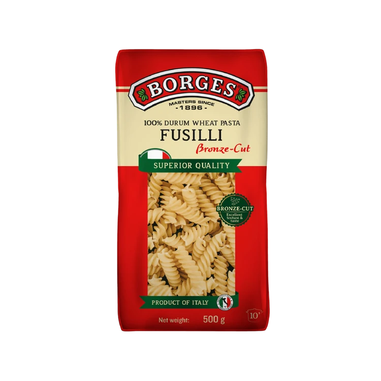 Borges Fusilli Durum Wheat Pasta