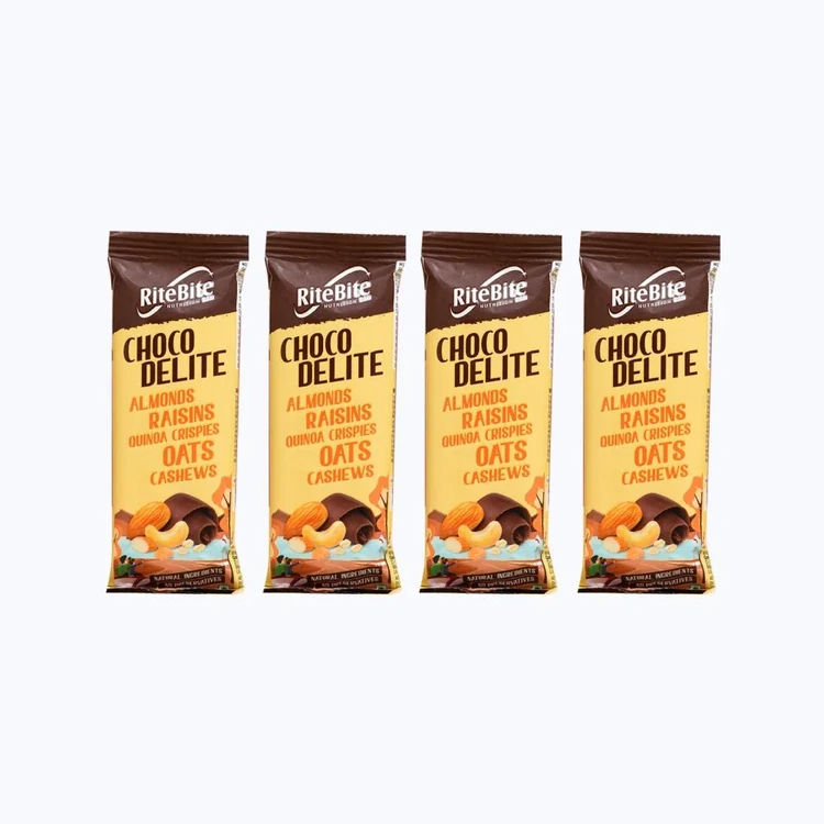RiteBite Choco Delite 4g Protein Bar - Pack of 4