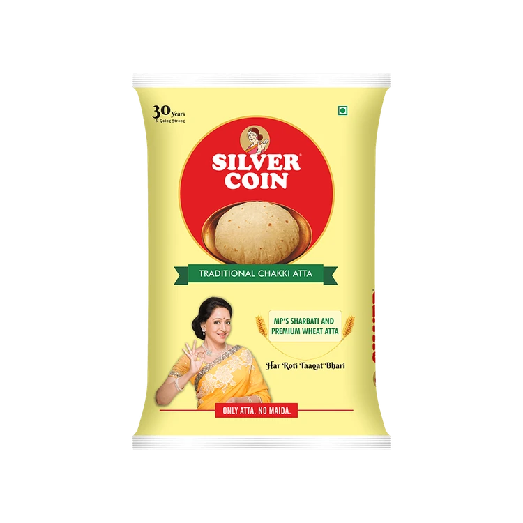 Silver Coin Traditional Chakki Atta (Godihittu)