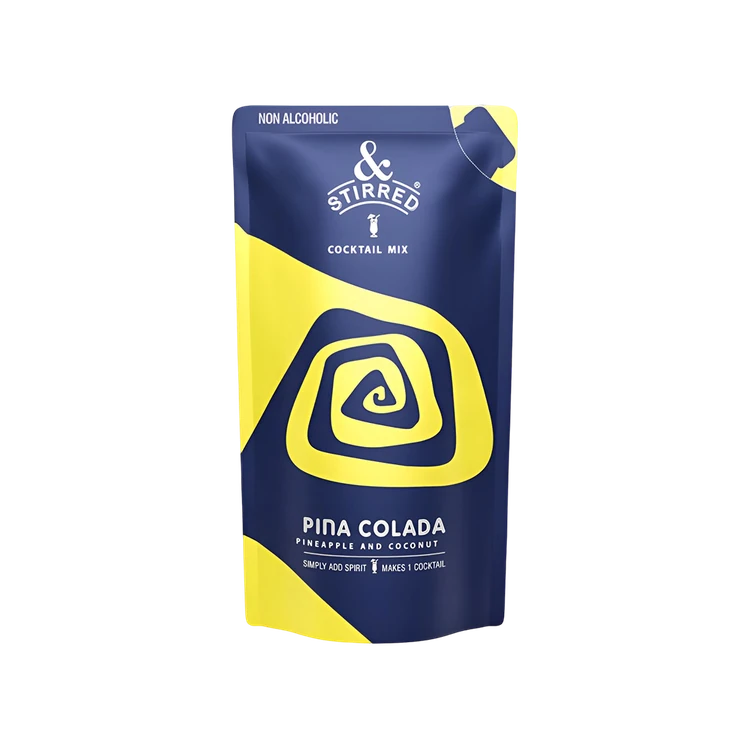 &Stirred Non Alcoholic Pina Colada Cocktail Mix (Pineapple and Coconut)