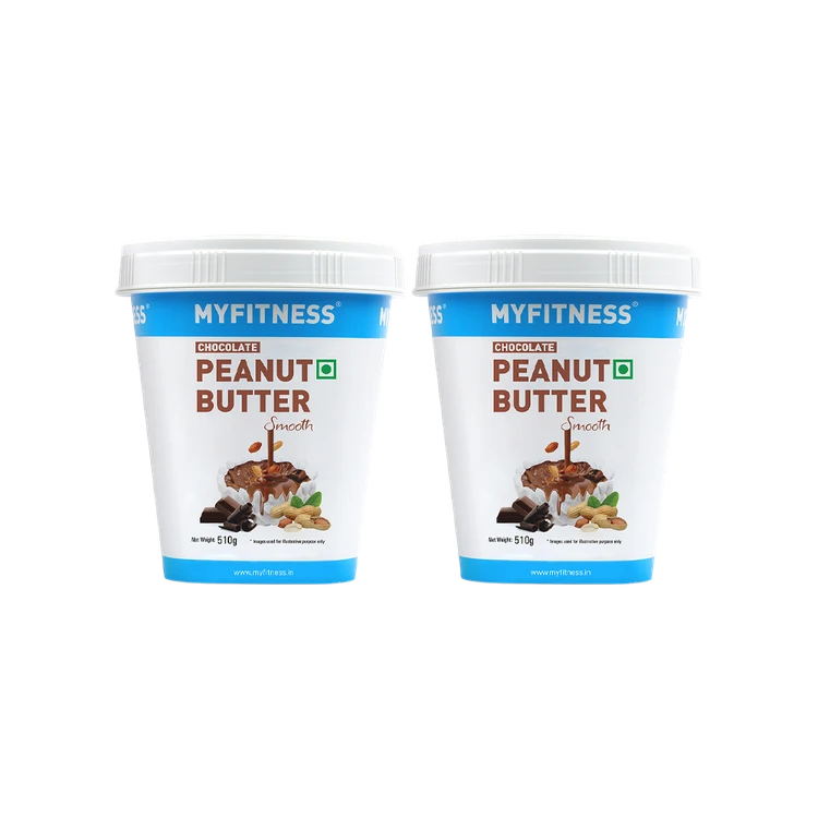 MyFitness High Protein Chocolate Peanut Butter Smooth Spread - Pack of 2