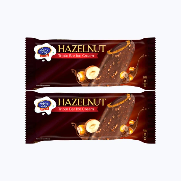 Dairy Day Hazelnut Ice Cream Stick - Pack of 2