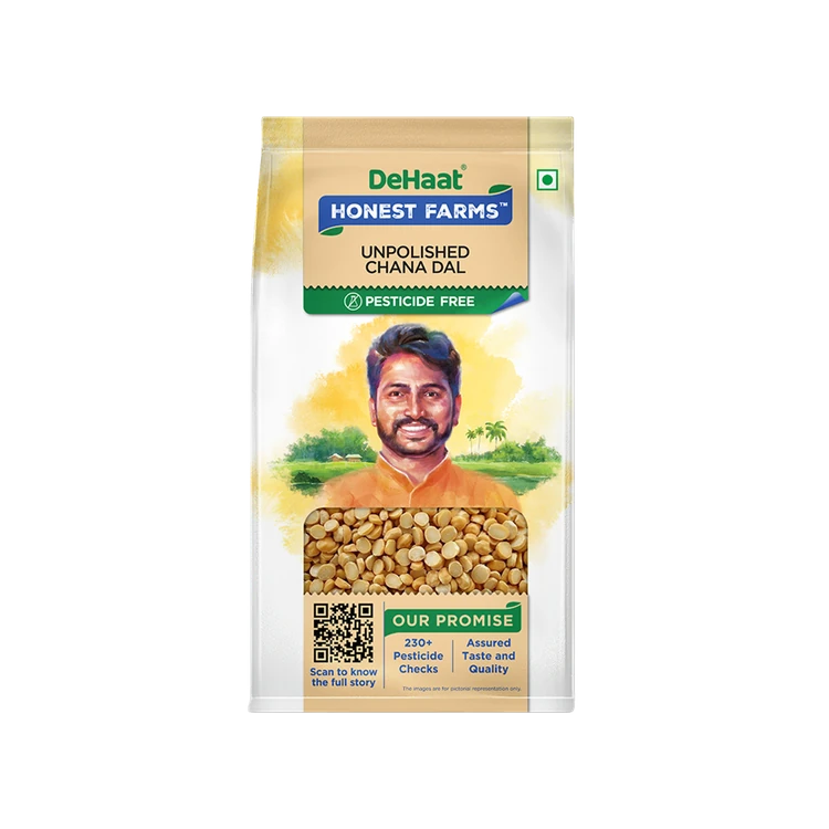 Dehaat Honest Farms Pesticide-Free Chana Dal Unpolished