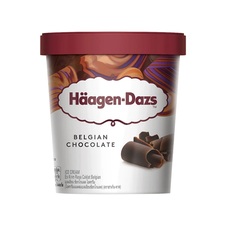 Haagen-Dazs Belgian Chocolate Ice Cream Tub