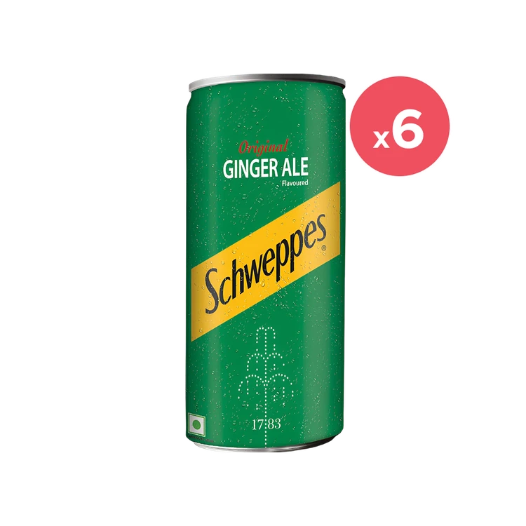 Schweppes Ginger Ale - Pack of 6