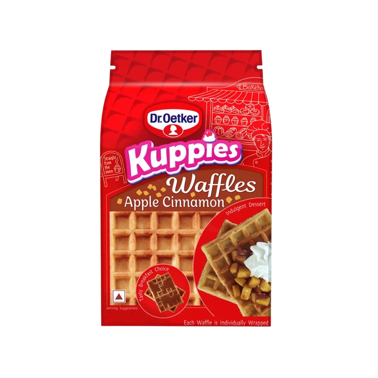 Dr. Oetker Kuppies Apple Cinnamon Waffle