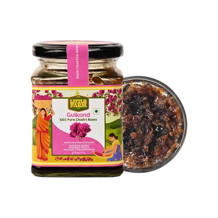 The Little Farm Co. 100% Pure Chaitri Roses Gulkand
