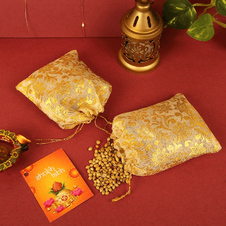 SRS Coriander Seeds / Dhaniya Ratna in Potli (Dhanya Kaalu)