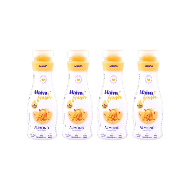 Maiva Fresh Mango, Almond Milk - Pack of 4