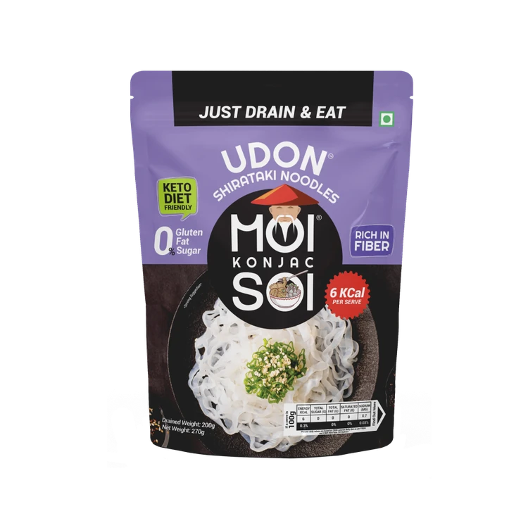 Moi Soi Shirataki Udon Noodles - Keto Low Calorie