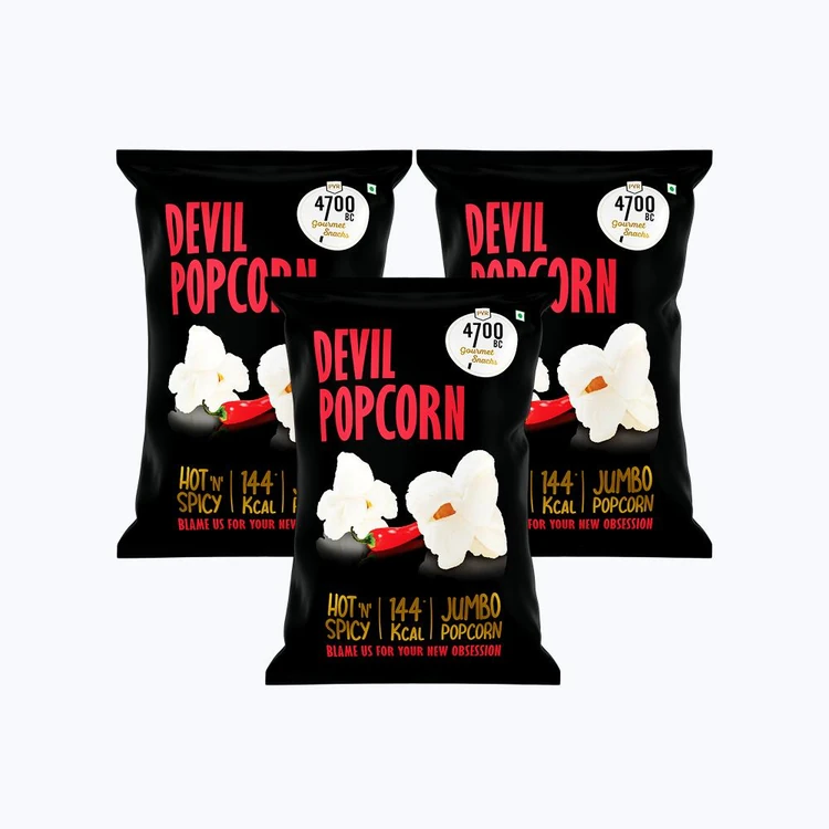 4700BC Devil Popcorn - Hot N Spicy - Pack of 3