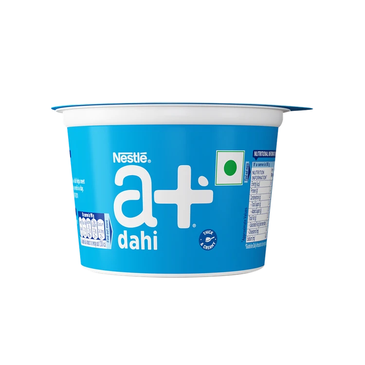 Nestle a+ Dahi, Thick & Creamy Cup Curd
