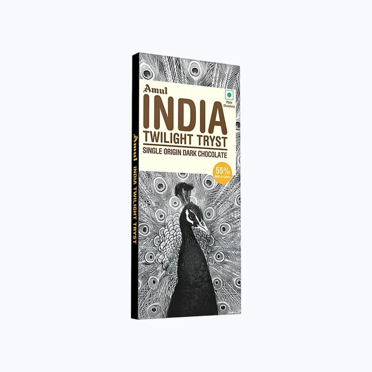 Amul India Twilight Tryst Dark Chocolate Bar (55 % Rich in Cocoa)