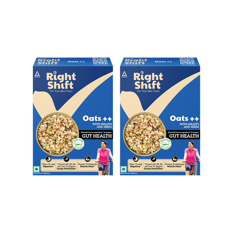 Right Shift 23 g Protein Oats with Millets and Seeds - Pack of 2