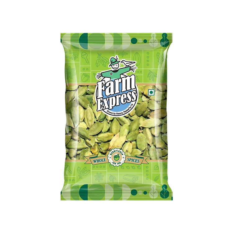 Farm Express Green Cardamom Whole (Hasiru Yelakki)
