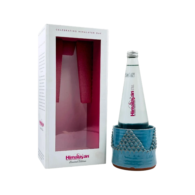 Himalayan Still Natural Mineral Water + Clay Mug, Limited Edition (Assorted)