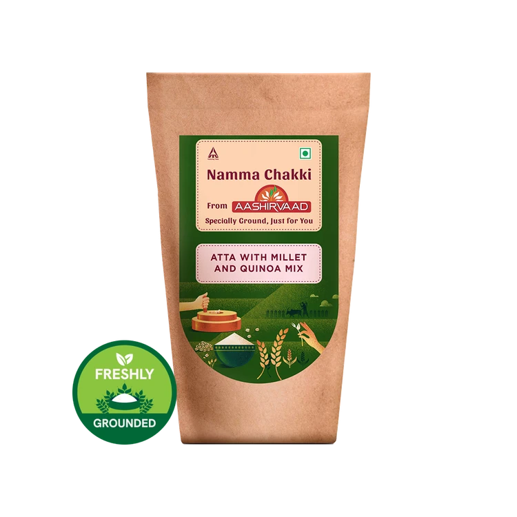 Aashirvaad Namma Chakki Quinoa Flour with Millet (Quinoa Hittu)