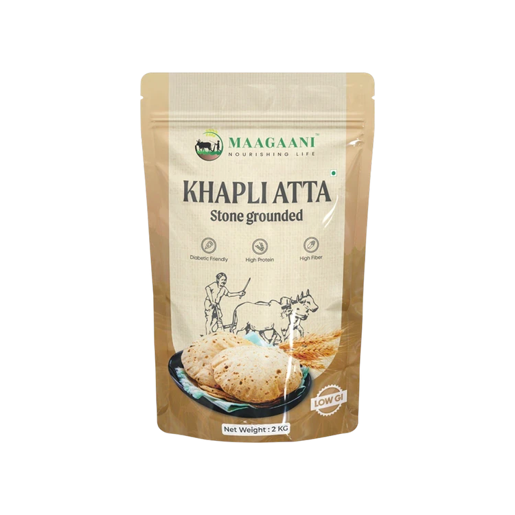 MAAGAANI Stone grounded Khapli Wheat Atta