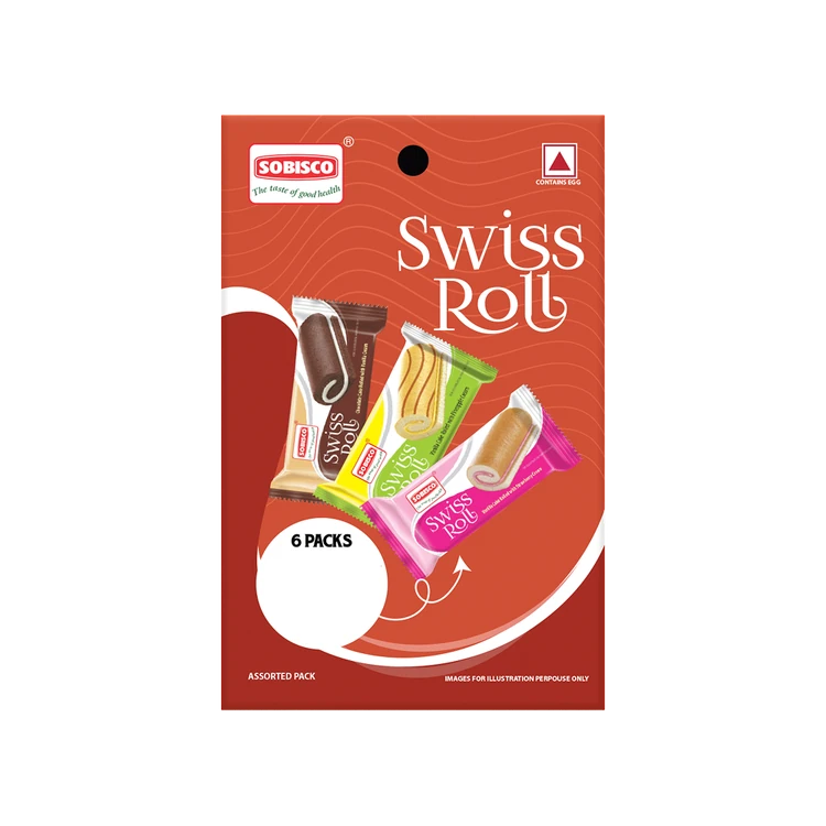Sobisco Assorted Flavour Swiss Roll