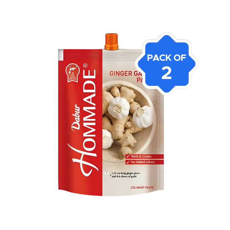 Hommade Ginger Garlic Paste - Pack of 2