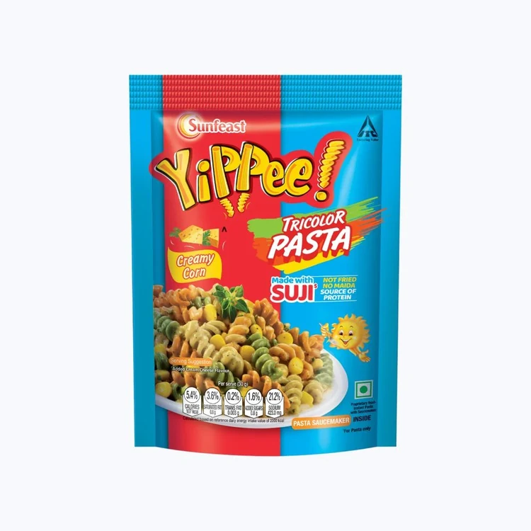 Yippee Tricolor Creamy Corn Instant Pasta