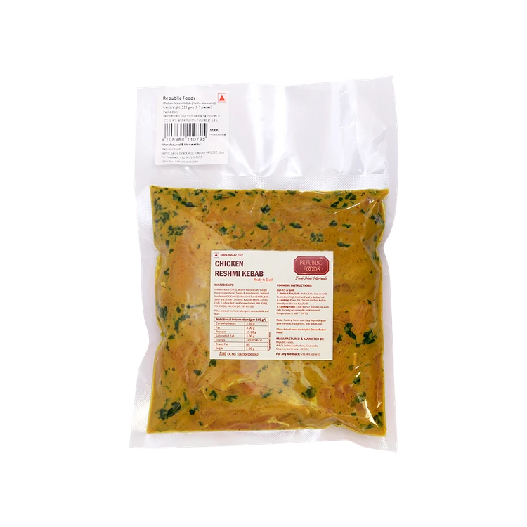 Republic Foods Chicken Reshmi Kebab (Non Veg) - Fresh Marinated