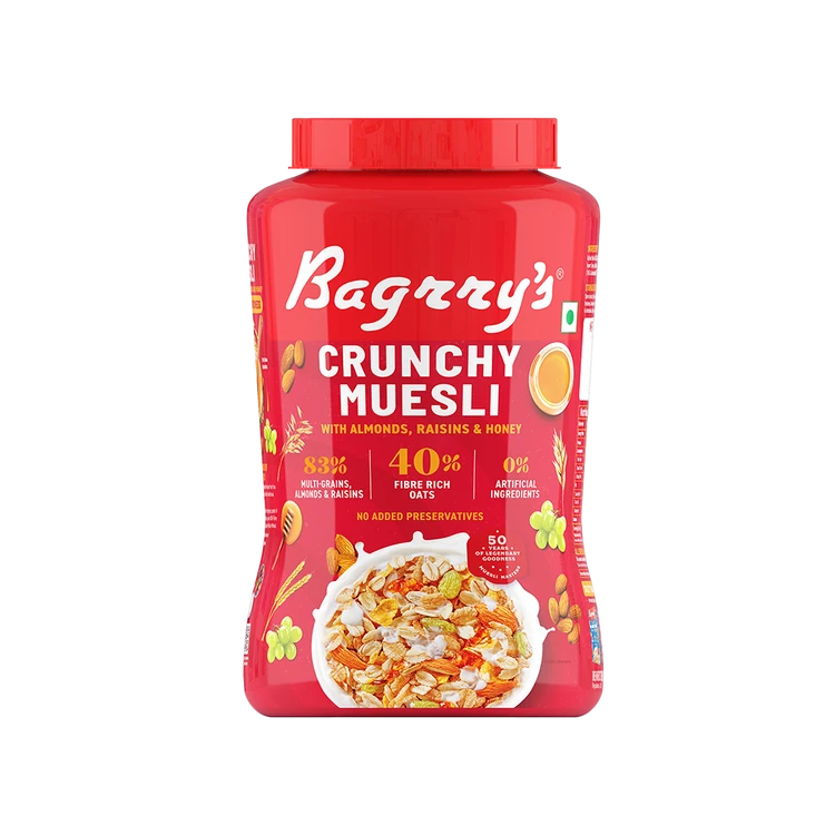 Bagrry's Crunchy Muesli With Almonds, Raisins & Honey