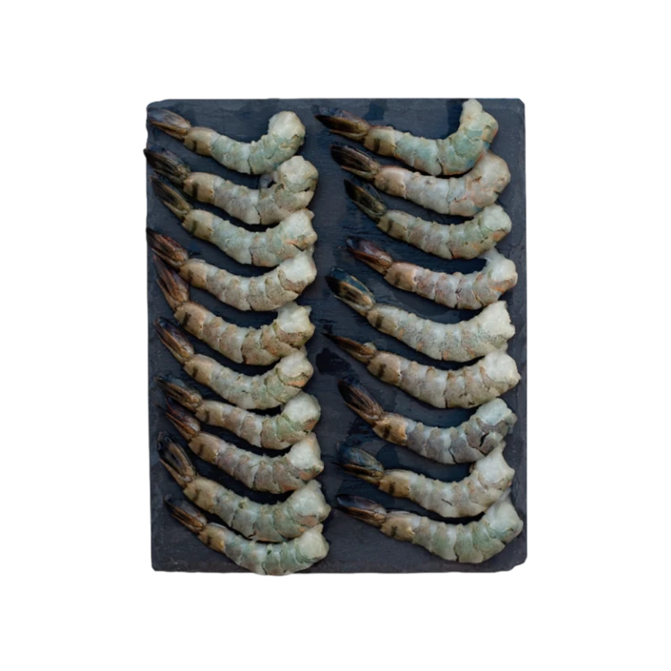 Abad Wild Fish Black Tiger Prawns Cleaned with Tail On