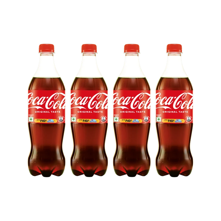Coca-Cola Soft Drink (750 ml) - Pack of 4